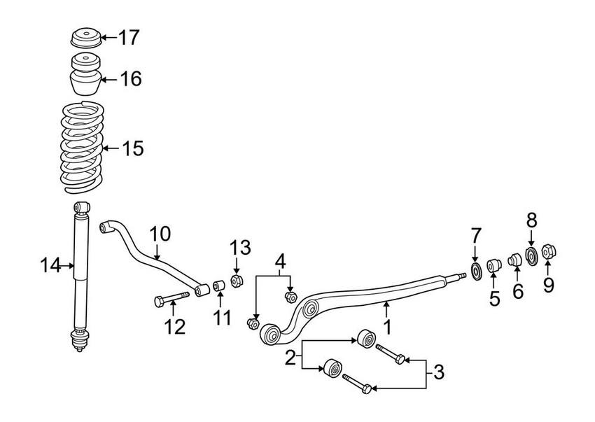 Mercedes Suspension Control Arm - Front 4633300707